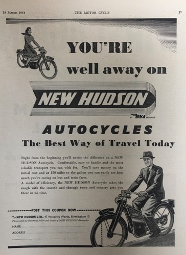 New hudson autocycle - new,