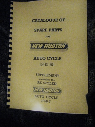 New hudson auto cycle - hudson, parts