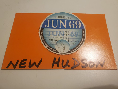 Vintage new hudson - hudson, autocycle